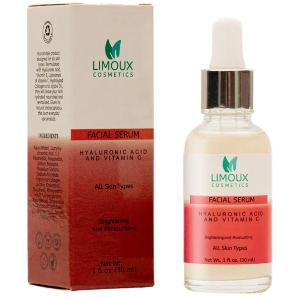 Hyaluronic Acid and Vitamin C Facial Serum Limoux Cosmetics