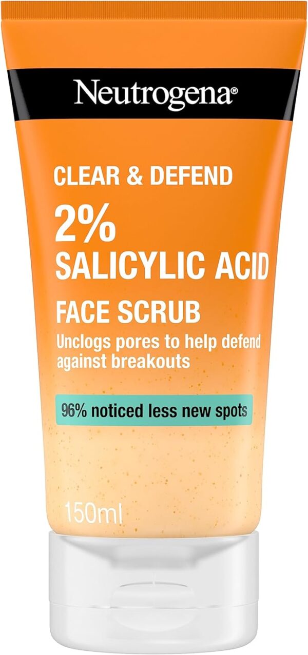 NEUTROGENA® Clear & Defend 2% Salicylic Acid Face Scrub